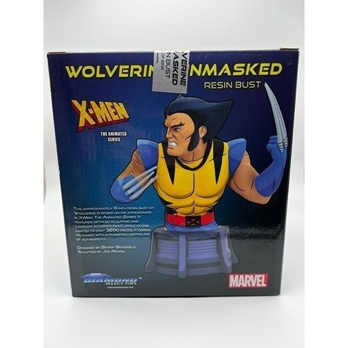 Diamond Select Marvel X Men Animated Series Unmasked Wolverine 6" Bust #633/3200 - 第 2/5 張圖片