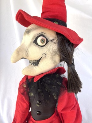 Joe Spencer Halloween Witch MEDEA 36  Shelf Sitter Doll Figure