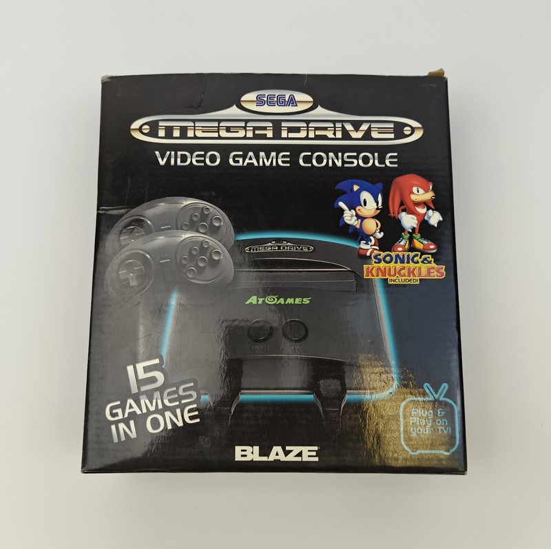 Sega Mega Drive - Blaze 15 Built-In Games - Brand New (Opened To Test)