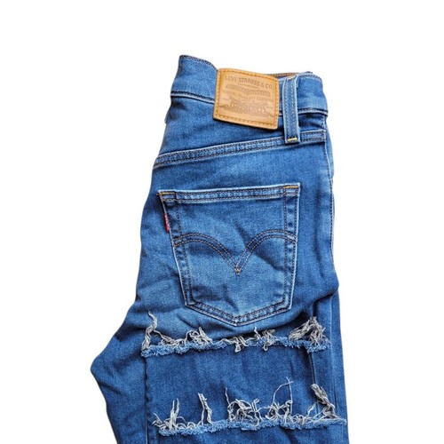 Levi's Premium Jeans Big "E" Ribcage Straight Button Fly Ultra High Rise 26"