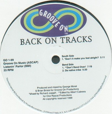 Back On Tracks - Don't It Make You Feel Alright? (12'') (Near Mint (NM or M-)) - 