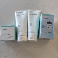 Kit PROACTIV Amazonian Clay Mask Pore Cleansing Brush Acne Body Wash and brush