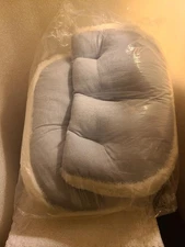 Pregnancy Pillow for Side Sleepers-Double Wedge for belly, waist and back suppo