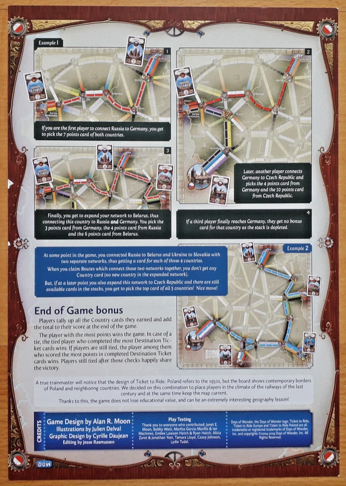 Ticket to Ride Zug um Zug - Polska (Poland) - Map Collection 6 1/2 - neu - Bild 4 von 4