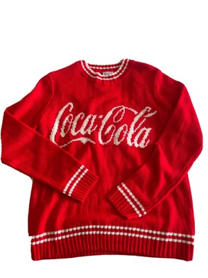 Coca Cola Coke Classic Logo Knit 