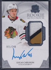 LUCAS CARLSSON - 2020 The Cup Rookie Auto Patch #131, /249