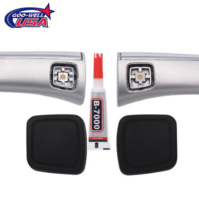 2 x Keyless Go Door Handle Button Cover for Benz S280 S320 S350 S420 S430 S500