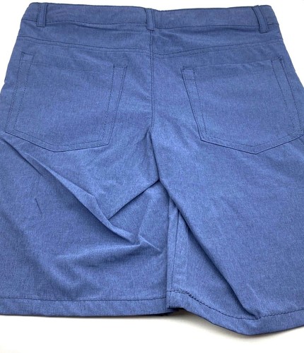 School Uniform Shorts Size 12 Boys Girls Adjustable waist Stretch unisex Navy - Picture 4 of 7