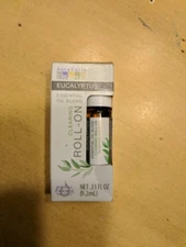 Aura Cacia Eucalyptus Essential Oil Clearing Roll-On True Botanical 0.31oz