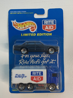 Hot Wheels Rite Aid Highway Hauler/ Jaguar Limited Edition 2 Pack 1997
