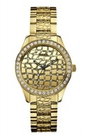 Guess W0236L2 Damen Uhr Edelstahl Gold Quarz