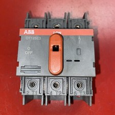 ABB OT125E3 3 Pole 100 AMP Disconnect Switch