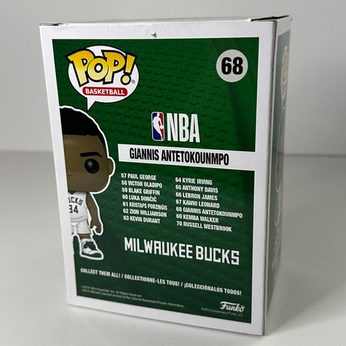 Funko Pop! Basketball: Milwaukee Bucks - Giannis Antetokounmpo Vinyl Figure #68 - Picture 3 of 6
