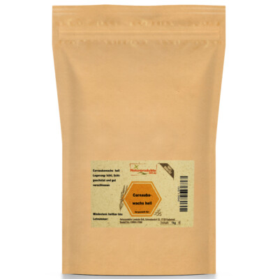 (21,15 EUR/kg) Carnaubawachs (1000 g) 1 kg Carnauba Wachs hell