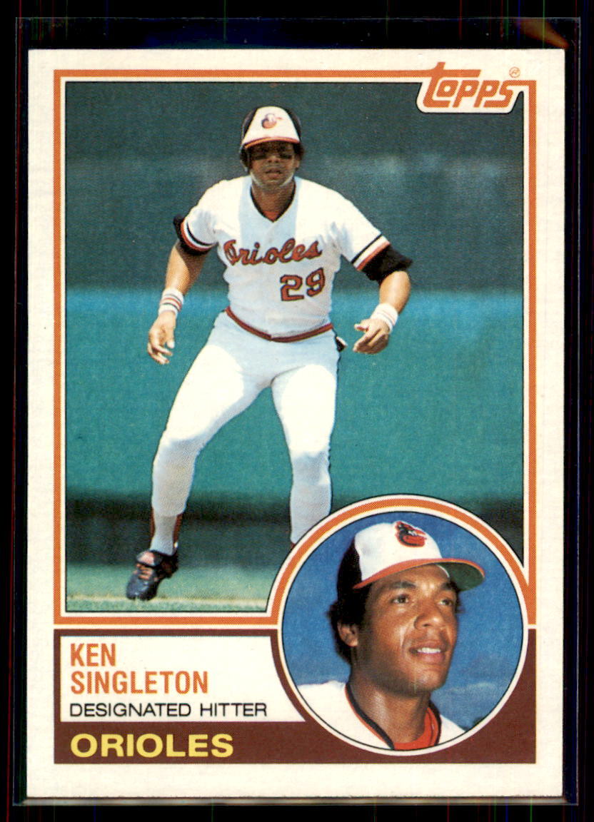 1983 Topps Ken Singleton #85 Baltimore Orioles