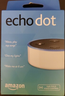 NEW Amazon Echo Dot (2nd Generation) - White- NEW IN BOX !