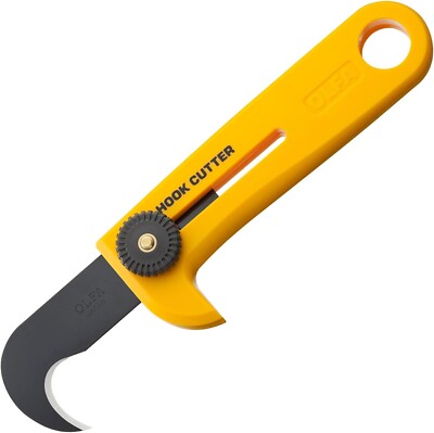 OLFA 107B Hook Cutter L Type for Unpacking, Ambidextrous, XB107 ×2 blades, Japan