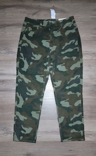 American Eagle Camouflage Damen Mom Jeans Super Stretch Gr: 12 32 W Standard