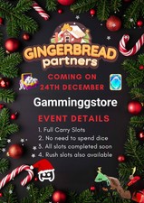 1x Full Carry Slot gingerbread partners event...