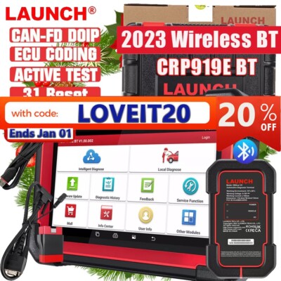 LAUNCH X431 CRP919E/X BT Bidirectional Scanner Full System Diagnostic ECU Coding