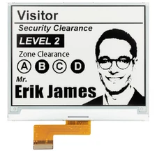 Black 4.2 inch e-Paper/e-Ink Display Module 400x300 for Arduino,Raspberry Pi