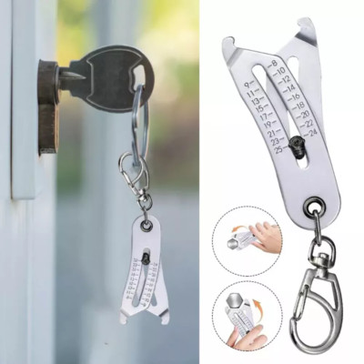 Portable Precise Thread Size Checker Keychain Fast Thread Size Verification Tool