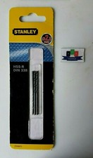 Image of Stanley 2.5 mm HSS-R DIN 338 Drill Bits (3pcs) - New And Sealed