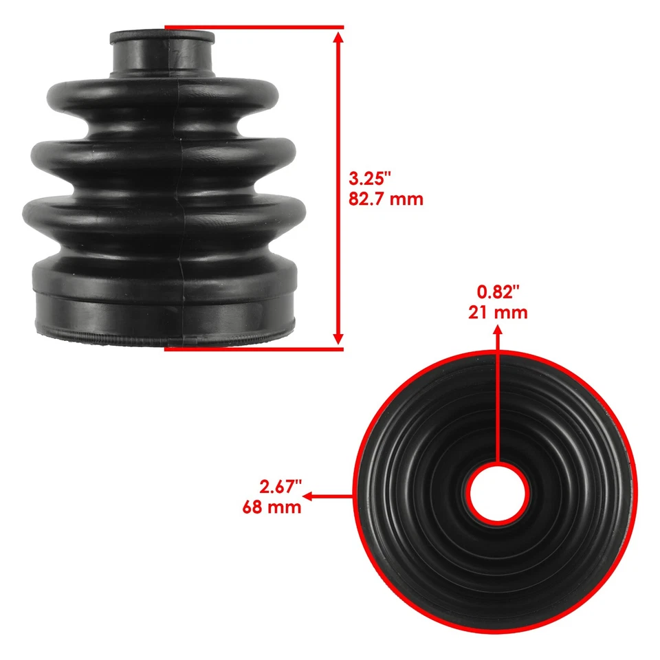 Kit de arranque CV interior exterior de 2 ejes traseros para Kawasaki Brute Force 750 KVF750 4X4I Foto 2 de 4