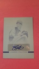 JAMES PAXTON 2012 LEAF RIZE CYAN PRINTING PLATE ROOKIE AUTO 1 OF 1