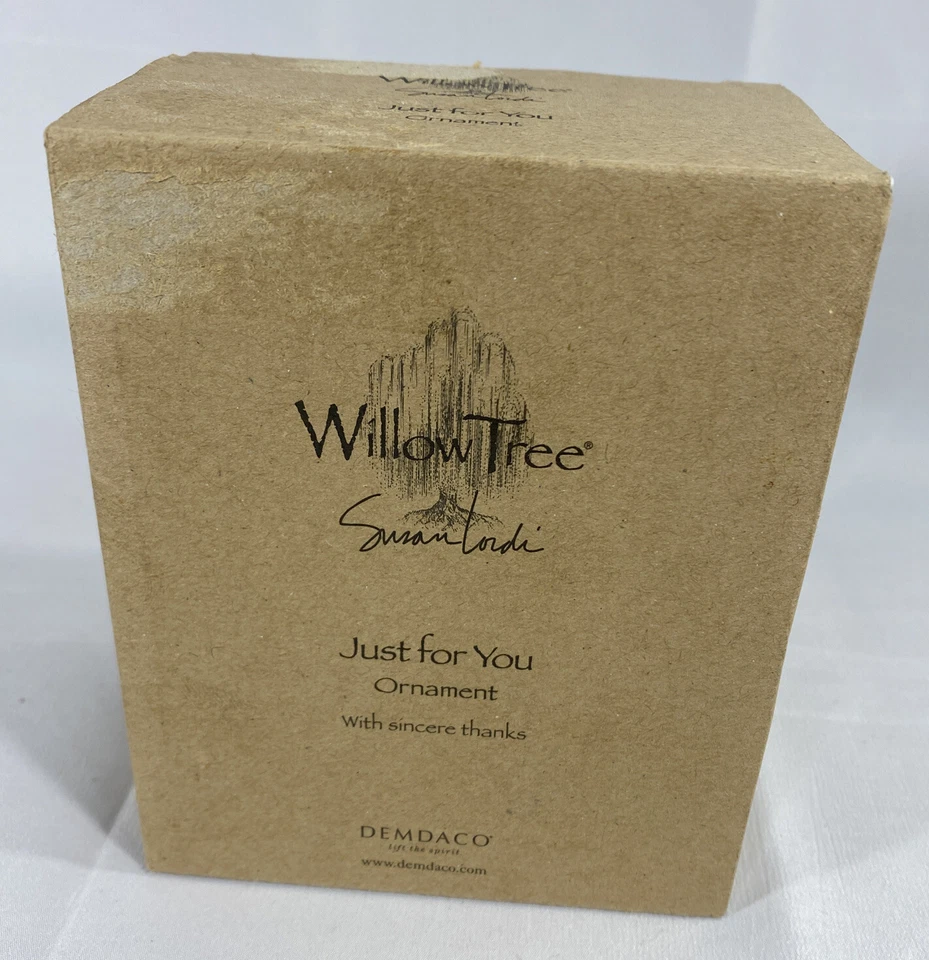 Willow Tree Just for You Ornament, Sculpted Hand-Painted Figure - Image 3 of 4