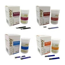 Accupro strip Uric Acid Glucose Cholesterol Hemoglobin Test Strips