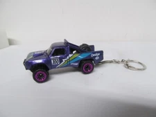 Hot Wheels New - Purple Dollar Tree '87  D100 Custom KEY CHAIN
