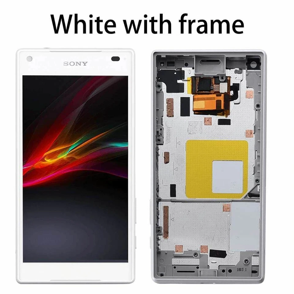 For Sony Xperia Z5 Compact E5803 E5823 LCD Display Touch Screen Digitizer Frame - Image 4 of 4