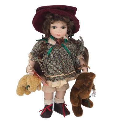 Show Stopers, Inc. Sheridan Porcelain Decorative Doll 14  R374 Vintage MIB