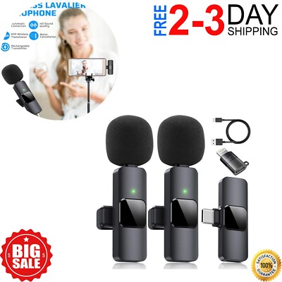 Microfono mini inalambrico de para celular iPhone solapa 2 mic