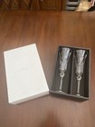 Set of 2 CRISTAL D'ARQUES-DURAND Champagne Flutes Vincennes Wedding Heirloom 10" — photo 1