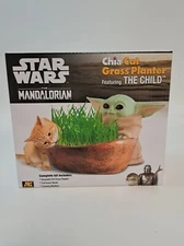 Cat Grass Planter Star Wars Genuine Chia Pet Home Garden Planter Pottery, NEW