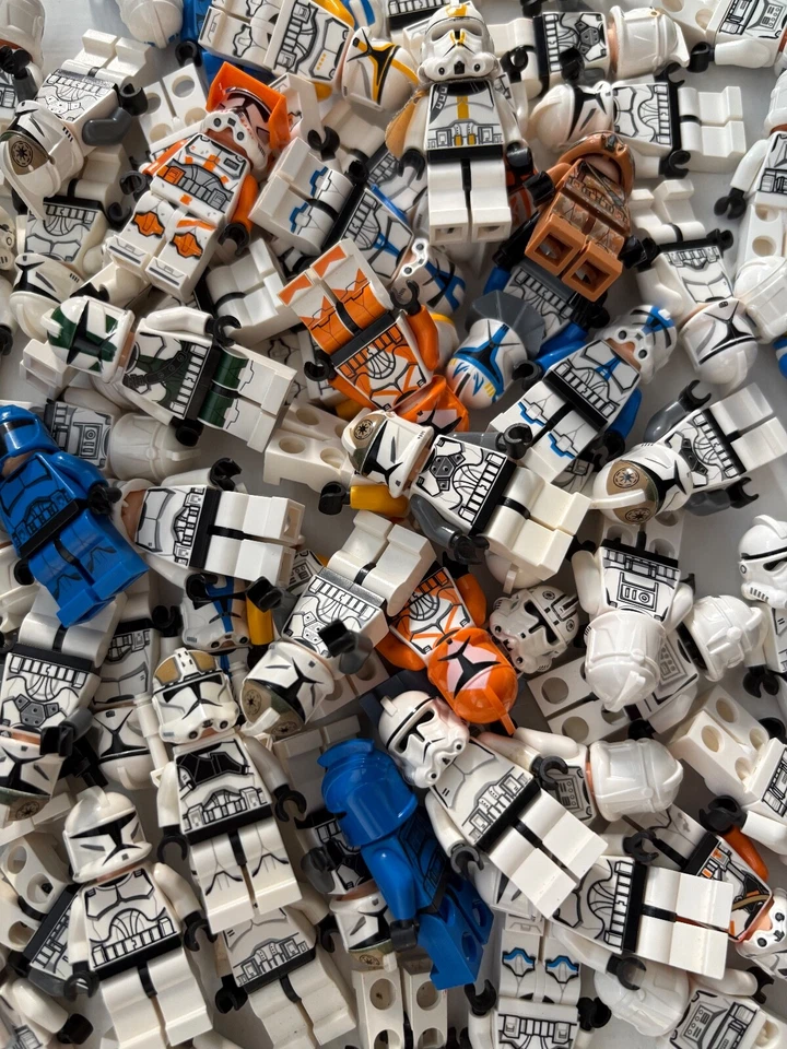 Лот из 5 минифигурок клонов LEGO Clone Troopers оптовый лот ТАИНСТВЕННЫЙ ВЫБОР 5 фигурок клонов - Изображение 3 из 4