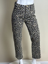  125 Michael Kors Women  s Animal Print Jeans Sz 2.   B.065 