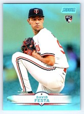 2025 Stadium Club #186 David Festa Light Blue Foil