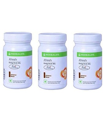 Herbalife HN Afresh Energy Drink Zimtgeschmack 3er Pack I 50gX3 I KOSTENLOSER...