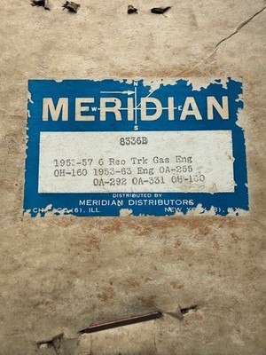 NOS 1953-57 REO Truck 6 cy OH-160; 1953-63 OA-255 OA-292 OA-331 OH180 water pump