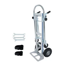 Aluminum Convertible Heavy Duty Hand Truck Folding Trolley 4 In1 1000Lbs