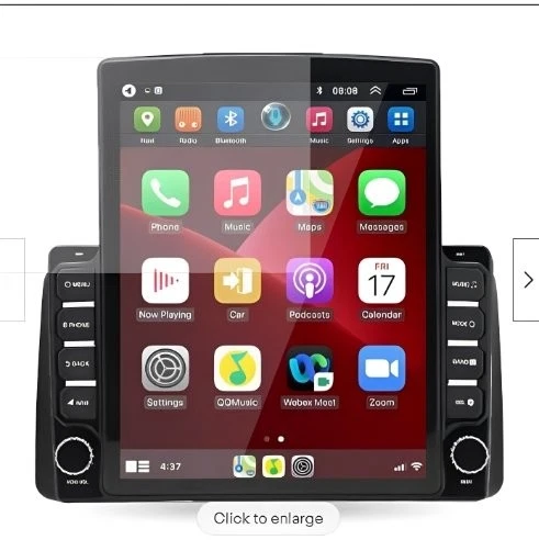Android Car Play Stereo Radio Build-in GPS BT Navi For Dodge Grand Caravan 11-20 - Imagem 2 de 4