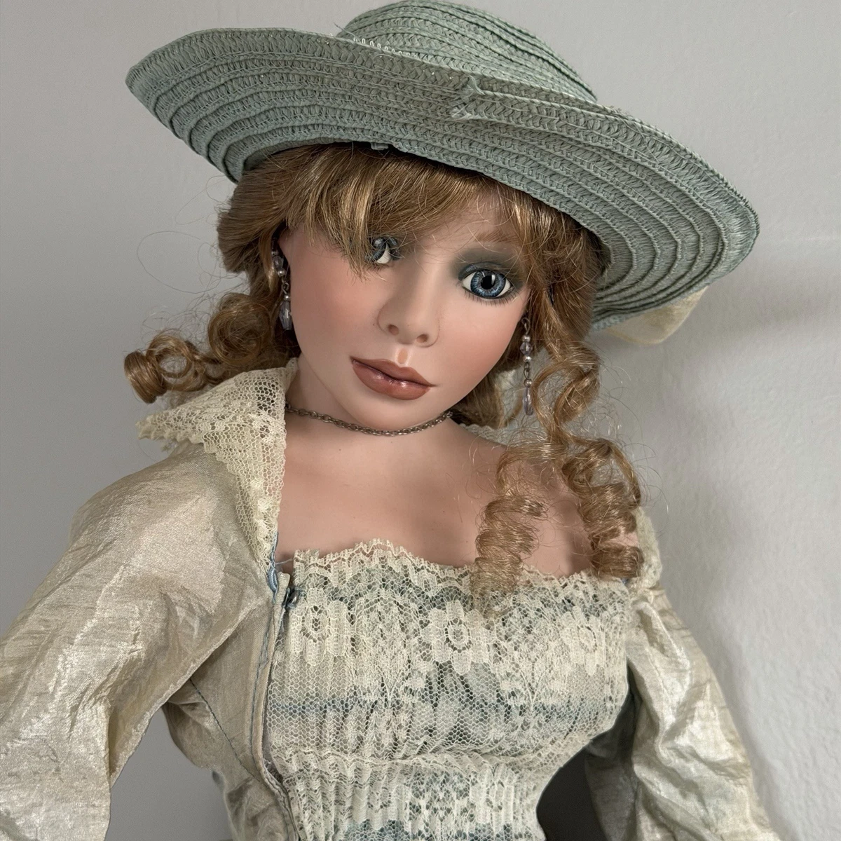 RARE Pat Dezinski Victorian Paradise Galleries doll 31” Tall