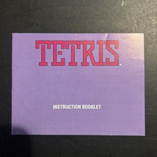 Tetris Nintendo Entertainment System, NES MANUAL ONLY NO GAME