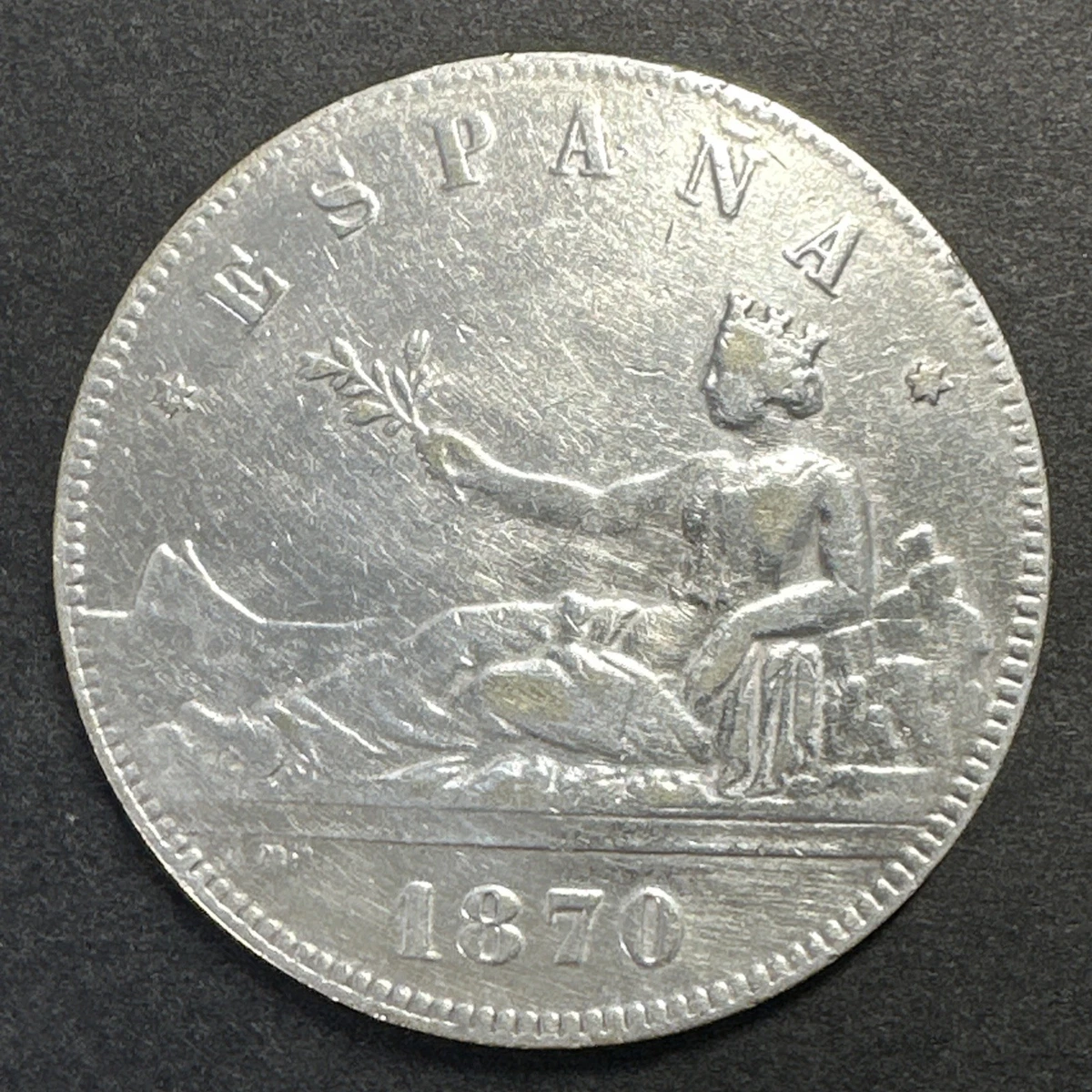 Peseta 1870 Year Spanish Coins for sale | eBay