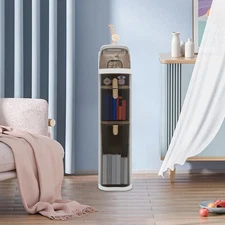 3-Tier Drawers Bathroom Floor Organizer Storage Free Standing Cabinet W/ Wheels