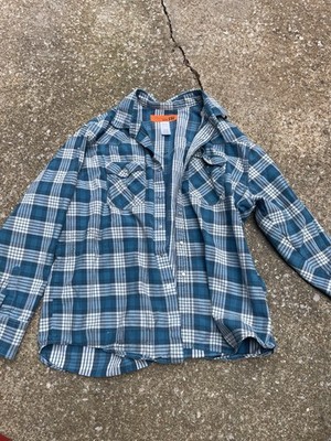 Wrangler 20X FR Flame Resistant Men's 2XL Pearl Snap Long Sleeve Workwear Shirt