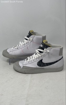 Nike Mens Blazer Mid '77 Vintage CW6726-100 White Lace-Up Sneaker Shoes Size 9.5